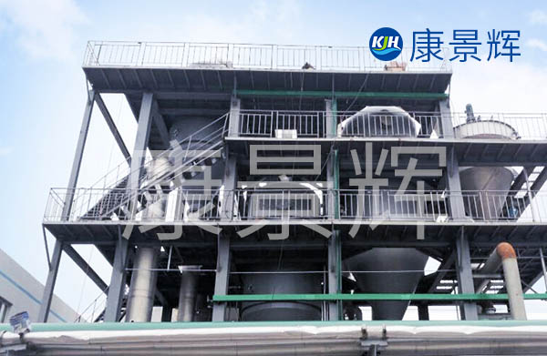 青島康景輝三效蒸發(fā)器有熱堿水、熱水、清水三種清洗功能